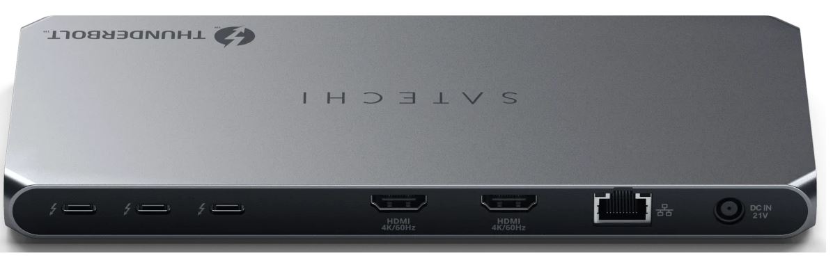 

Док-станция Satechi ST-DT4MDM-EU THUNDERBOLT 4 MULTI-DISPLAY DOCKING STATION EU. ЦВЕТ: СЕРЫЙ КОСМОС, ST-DT4MDM-EU