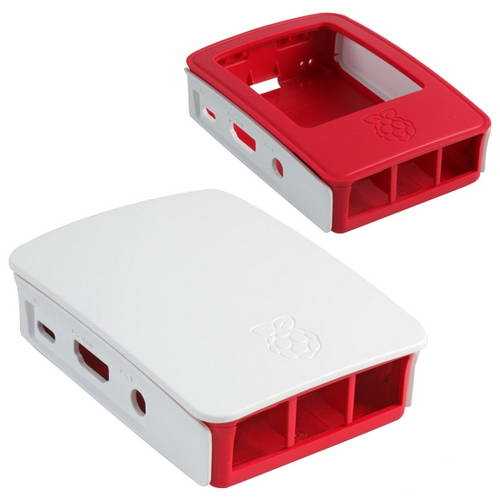 

Корпус ACD RA129 red+white ABS Plastic case for Raspberry Pi 3 B/B+, RA129
