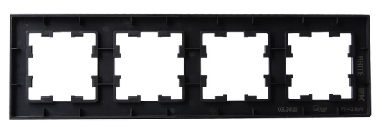 фото Рамка четверная  IEK BR-M42-G-K02 в Омске