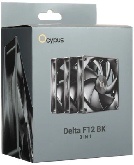 фото Вентилятор для корпуса Ocypus Delta F12 BK 3 IN 1 в Волгограде