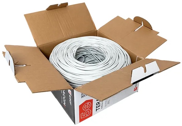 

Кабель витая пара EKF TRP-5EFTP-04PVC-GY-IN3 TERACOM PRO Cat.5E F/UTP 4 п. solid 24AWG PVC сер. (305м), TRP-5EFTP-04PVC-GY-IN3