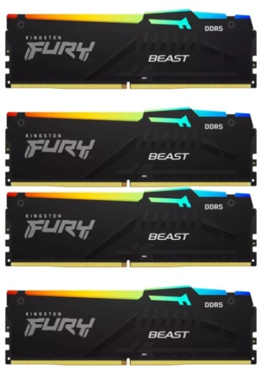 фото Модуль памяти DDR5 64GB (4*16GB) Kingston FURY KF556C40BBAK4-64 в Нижнем Новгороде