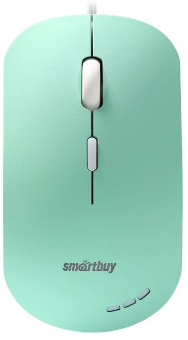 

Мышь SmartBuy 288 проводная,бесшумная, с подсветкой, зеленая (1/40), 288