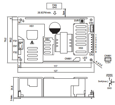 фото Преобразователь AC-DC сетевой Mean Well RPS-160-12 в Уфе