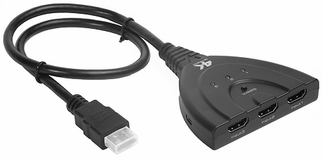 

Переключатель HDMI GCR GL-v301ZP 3 к 1 + USB port GCR серия Greenline (00702), GL-v301ZP