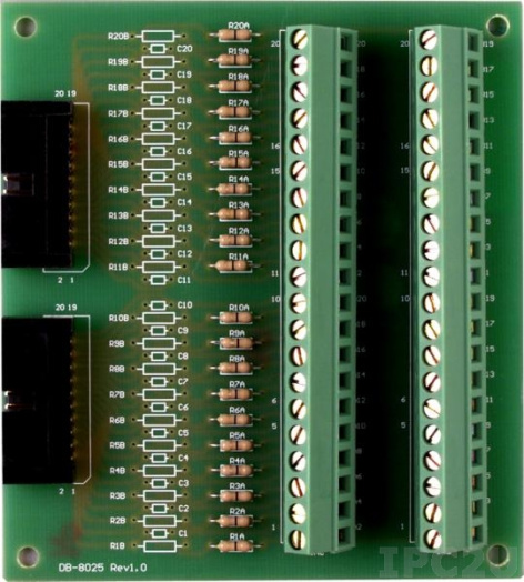 Изображение товара Терминальная плата ICP DAS DB-8025 для автоматизации