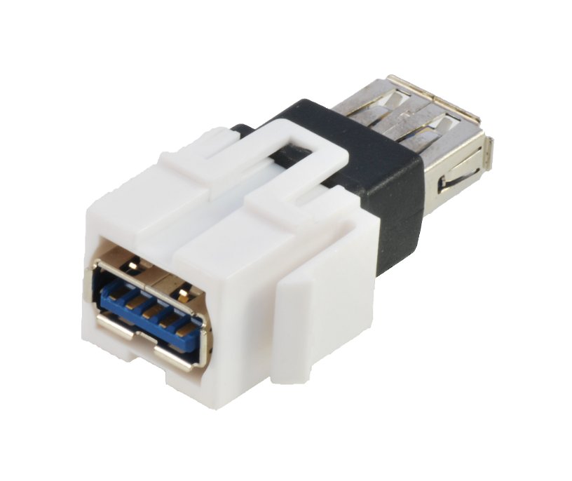 

Модуль Eurolan 16B-US-03WT USB keystone 3.0 тип A, белый, 16B-US-03WT
