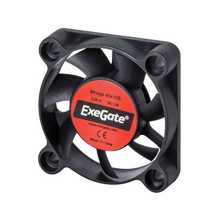 

Вентилятор Exegate EX04010S3P EX166186RUS 40x40x10 мм, подшипник скольжения, 3pin, 5500RPM, 22dBA, EX04010S3P