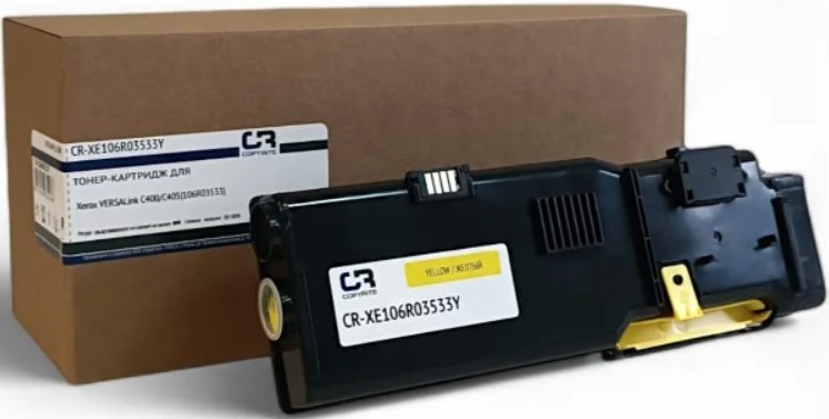 

Тонер-картридж CopyRite CR-XE106R03533Y для Xerox VERSALink C400/C405, 8000стр, yellow, CR-XE106R03533Y