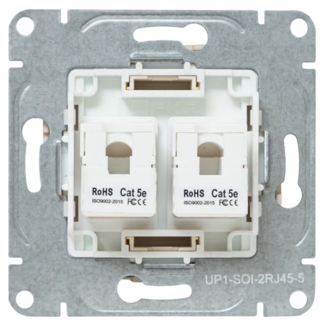 фото Розетка компьютерная  EKF UP1-SOI-RJ45-5