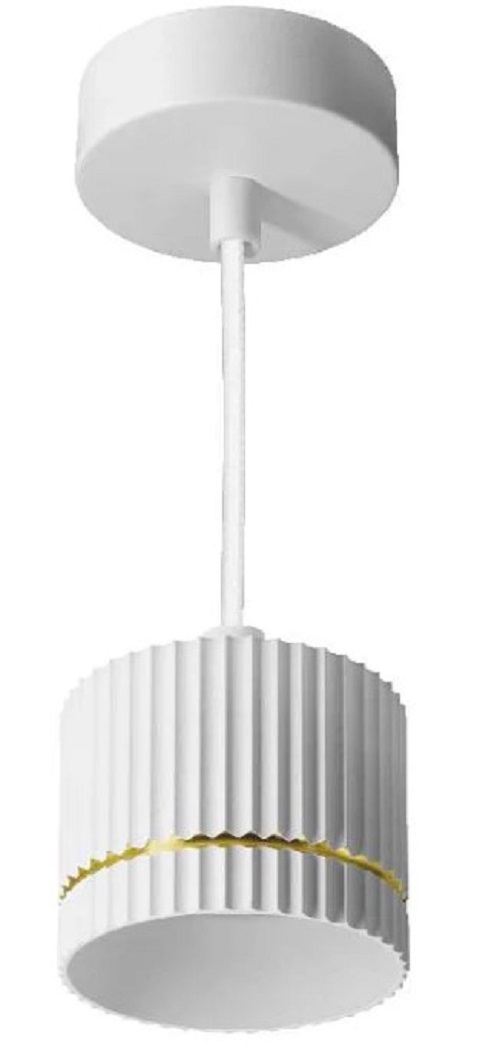 

Светильник настенно-потолочный WOLTA WSL-GX53/P18WG под лампу GX53 подвесной белый/золотой Nimb, WSL-GX53/P18WG