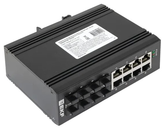 фото Коммутатор промышленный неуправляемый EKF TSX-U-8GX/SFP-8GT в Омске