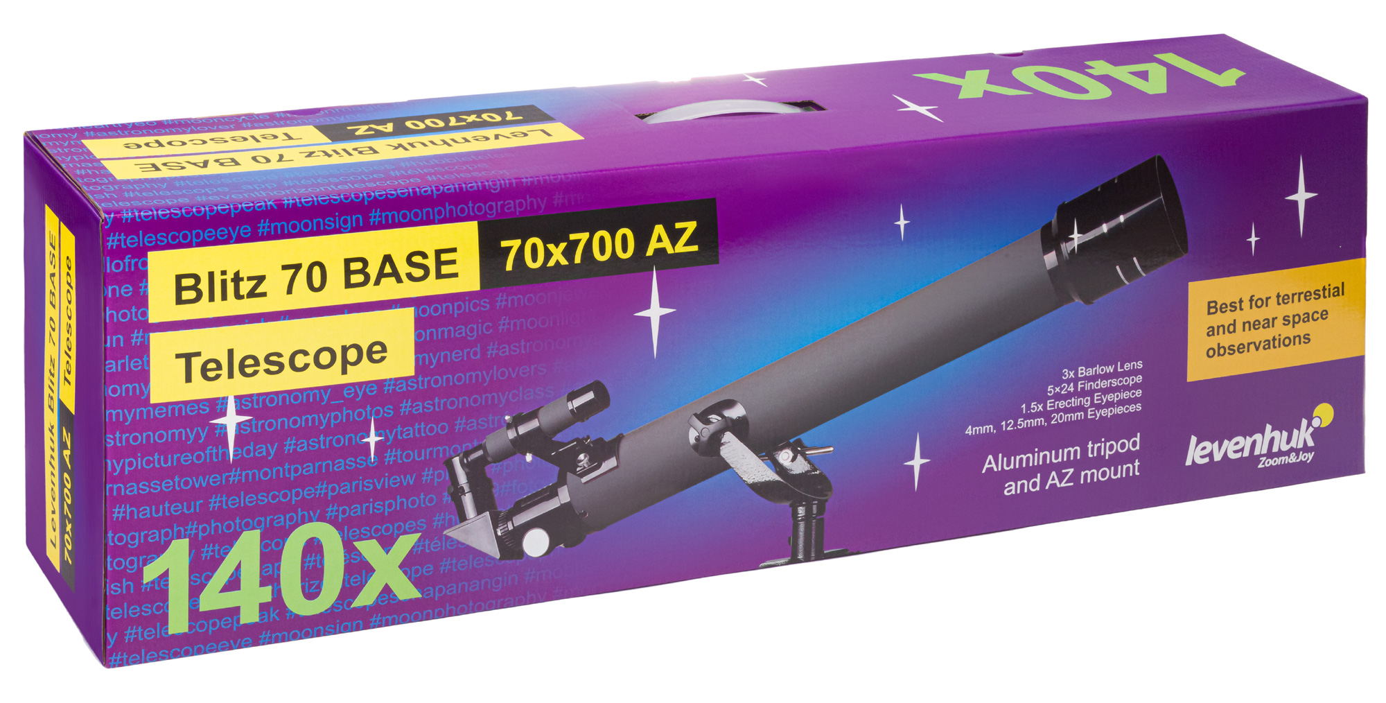 

Телескоп Levenhuk Blitz 70 BASE 77101 Levenhuk, Blitz 70 BASE