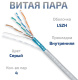 фото Кабель витая пара F/UTP 5e кат. 4 пары Cabeus FTP-4P-Cat.5e-SOLID-LSZH-GY в Перми