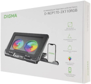 фото Подставка для ноутбука Digma D-NCP170-2X110RGB