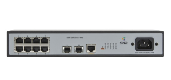 фото Коммутатор управляемый SNR SNR-S2982G-8T-DC в Красноярске