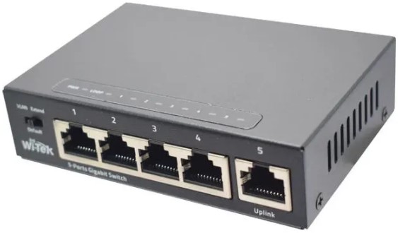 

Коммутатор неуправляемый Wi-Tek WI-SG105 v2 5xGE, WI-SG105 v2