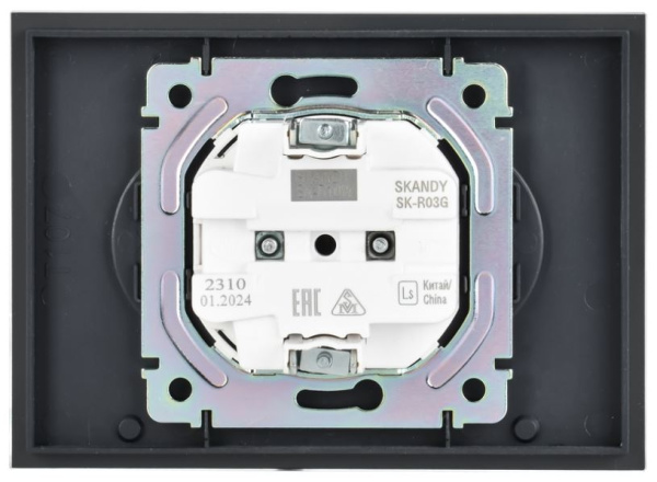 фото Розетка двухместная без заземления  IEK SK-R20-10-K53 в Ростове-на-Дону