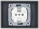 фото Розетка двухместная без заземления  IEK SK-R20-10-K53 в Санкт-Петербургe