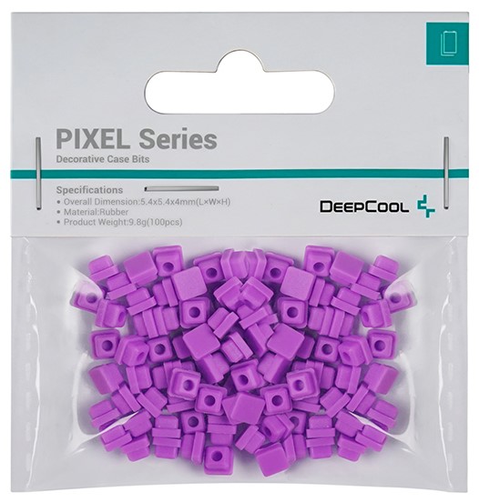 

Цветной элемент Deepcool PIXEL TV фиолетовый, для оформления корпуса, PIXEL TV