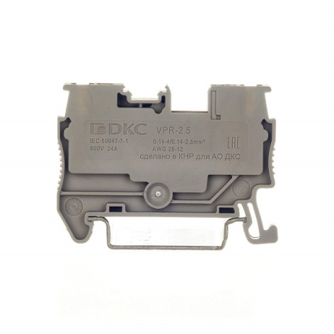 фото Клемма проходная  DKC VPR-2.5-GY в Уфе