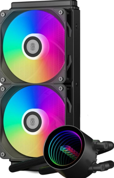фото Система охлаждения жидкостная PCCooler DA240 V2 ARGB BK