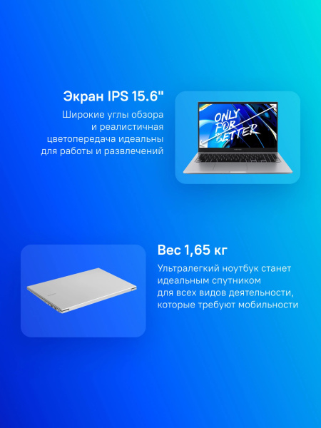 фото Ноутбук  Maibenben M553 в Красноярске 15.6 ", Ryzen 3, 8 Гб RAM, 512 Гб SSD, Radeon Graphics, Серебристый