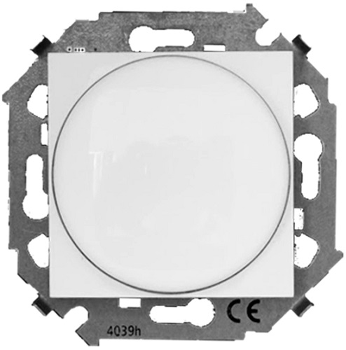 

Светорегулятор Simon 1591790-030 Simon 15 Белый поворотно-нажимной, проходной, 500Вт 230В, винт. зажим, 1591790-030