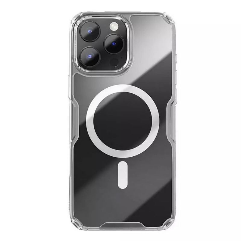 

Чехол Nillkin Nature TPU Pro Magnetic Case 7021563 White, (iPhone16 Pro), Nature TPU Pro Magnetic Case