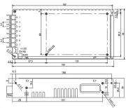 фото Преобразователь Mean Well HRPG-200-12