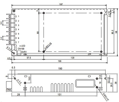 фото Преобразователь AC-DC сетевой Mean Well HRPG-200-12 в Уфе