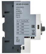 фото Автоматический выключатель для защиты двигателя IEK AR-MPCB-A1A63