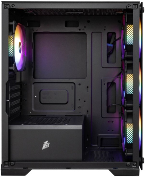 фото Корпус mATX 1STPLAYER X2-M-BK-4F1 в Омске