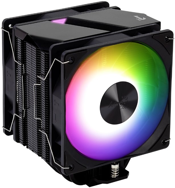 

Кулер AeroCool Rime 4 Dual 4711099470969 LGA2066, 2011, 1200, 115X, AM4 (2*120x120x25mm, 800-1800rpm, 17-34 dBA, 37.1-75.3 CFM, 250W, 4-Pin PWM, ARGB), Rime 4 Dual