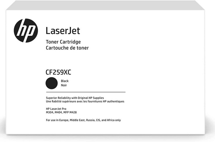 

Тонер-картридж HP 59X CF259XC черный (10000 стр) для HP LJ Pro M404d, LJ Pro M428f, 59X