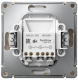 фото Выключатель двухклавишный с подсветкой  Systeme Electric GAL001253S