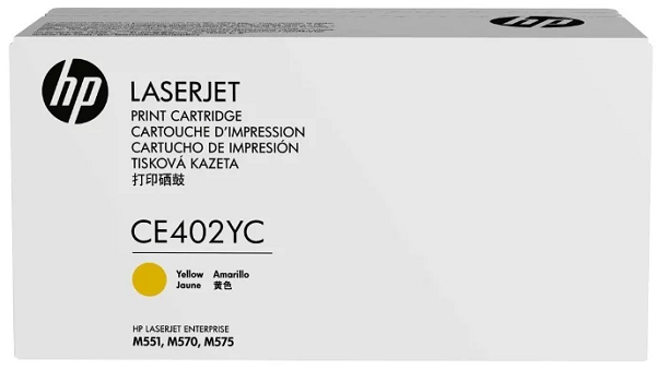 

Картридж HP CE402YC CLJ Pro 500 Color M570, Enterprise 500 Color M551/M575, CE402YC