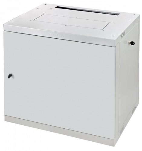 

Шкаф настенный 19", 12U Eurolan 60W-12-64-30GY Racknet F30 600 × 450, передняя дверь металлическая, боковые панели, шнуры зазаемления, светло-серый, 60W-12-64-30GY