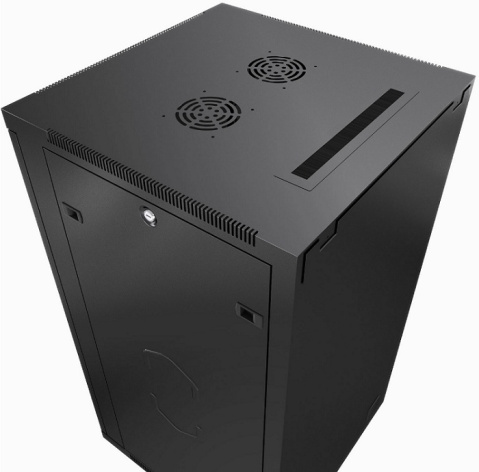 фото Шкаф настенный 19", 22U Cabeus SH-05F-22U60/60-R-BK в Краснодаре