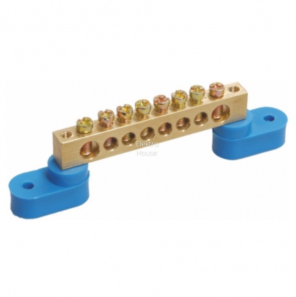 

Шина IEK YNN10-69-24C2-K07 ШНИ-6х9-24-У2-С нулевая на 2 угловых изоляторах, YNN10-69-24C2-K07