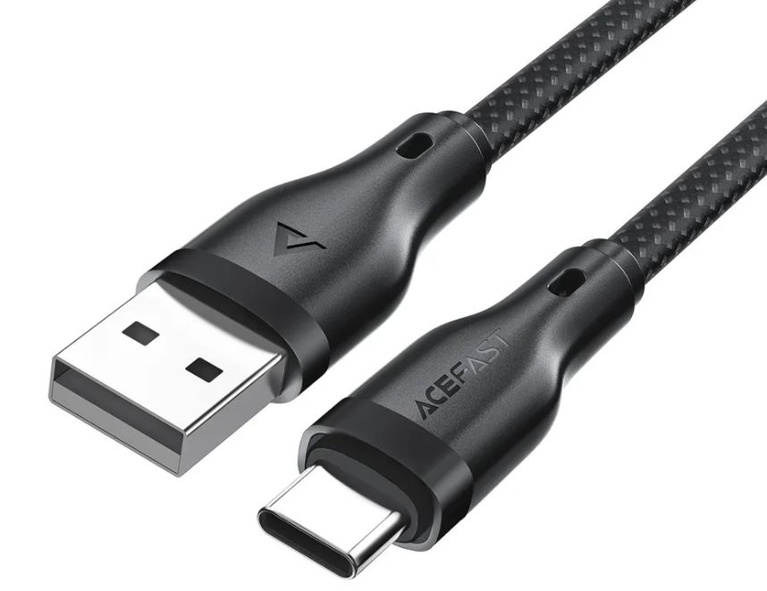 

Кабель ACEFAST C8 USB-A to USB-C charging data cable цвет: черный, C8