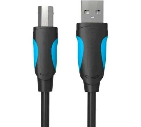 

Кабель интерфейсный USB 2.0 Vention AM/BM VAS-A16-B300 3 м, черный,, AM/BM
