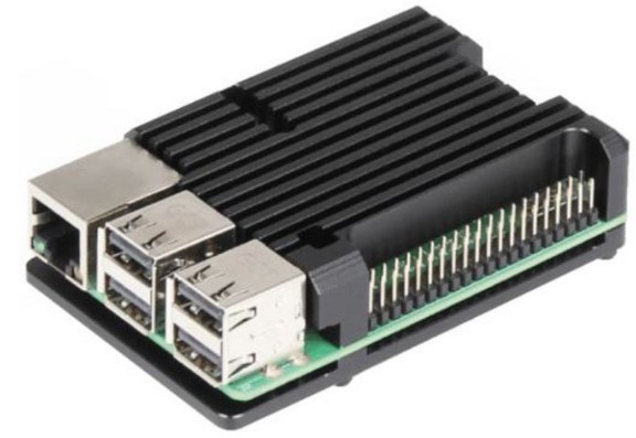 

Корпус ACD RA460 Black Metal Aluminum Case for Raspberry Pi 3B/3B+, RA460