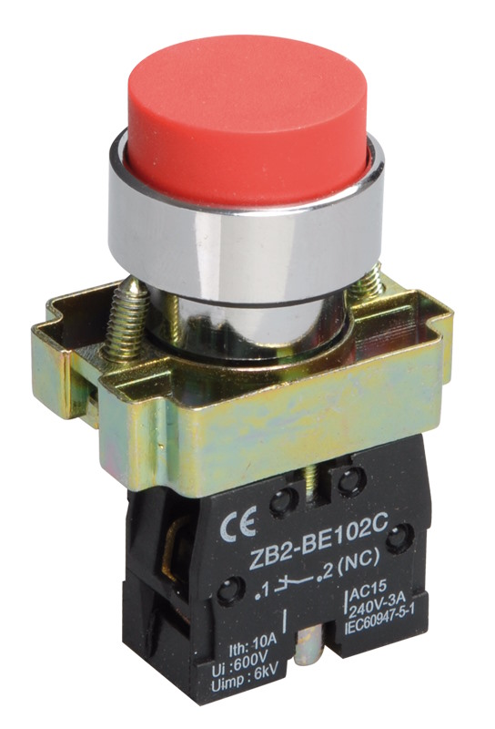 

Кнопка управления IEK BBT71-BL-K04 LAY5-BL42 без подсветки красная 1NC, BBT71-BL-K04