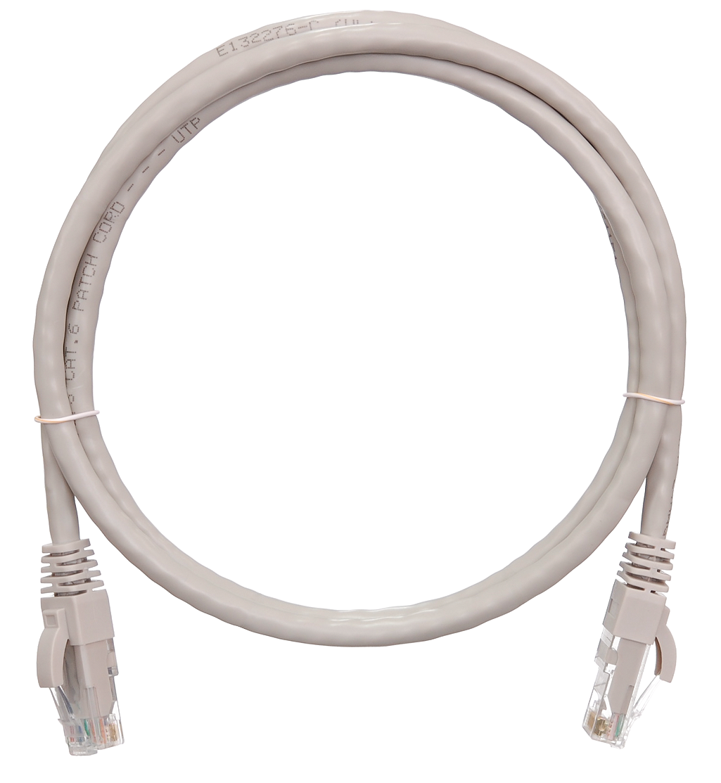 

Кабель патч-корд U/UTP 6 кат. 20м NikoMax NMC-PC4UE55B-200-GY 2хRJ45/8P8C, T568B, Molded, 24AWG, BC (чистая медь), PVC нг(А), серый, NMC-PC4UE55B-200-GY