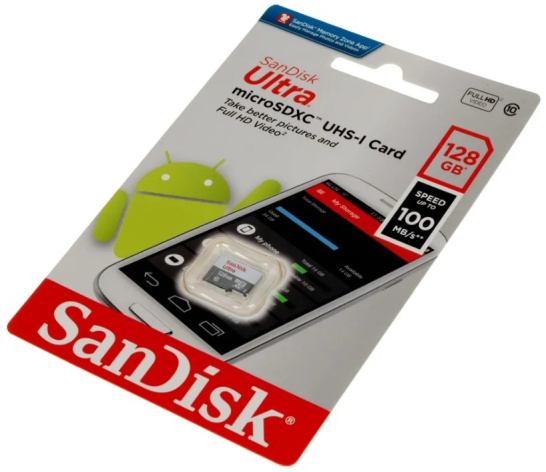 фото Карта памяти microSDXC 128GB SanDisk Ultra в Екатеринбурге