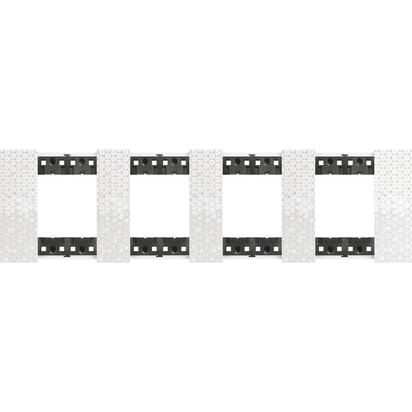 Изображение товара Рамка Bticino KA4802M4MW на 4 поста серия Living Now