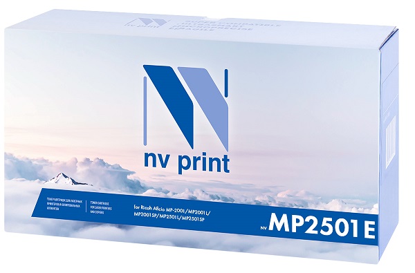

Картридж NVP NV-MP2501E для Ricoh MP-2001/MP2001L/MP2001SP/MP2501L/MP2501SP, 9000k, NV-MP2501E