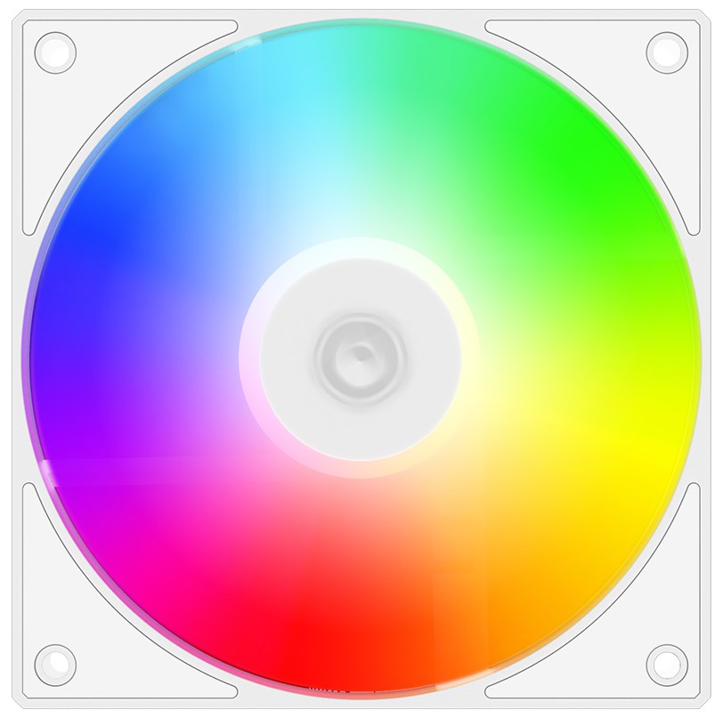 

Вентилятор для корпуса ID-Cooling AS-120-ARGB-W 120mm, 2000rpm, 58.0 CFM, 27.2 dBa, 4-pin PWM, ARGB, white, AS-120-ARGB-W