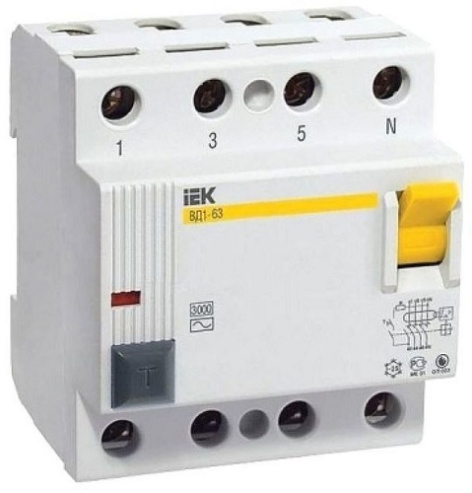 фото Выключатель дифференциального тока (ВДТ, УЗО)  IEK MDV10-4-100-100 в Красноярске